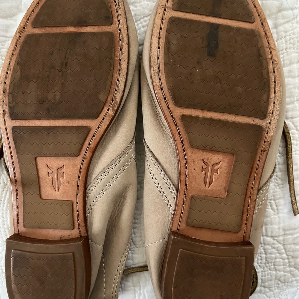 Frye light grey Leather Oxford - Picture 3 of 10
